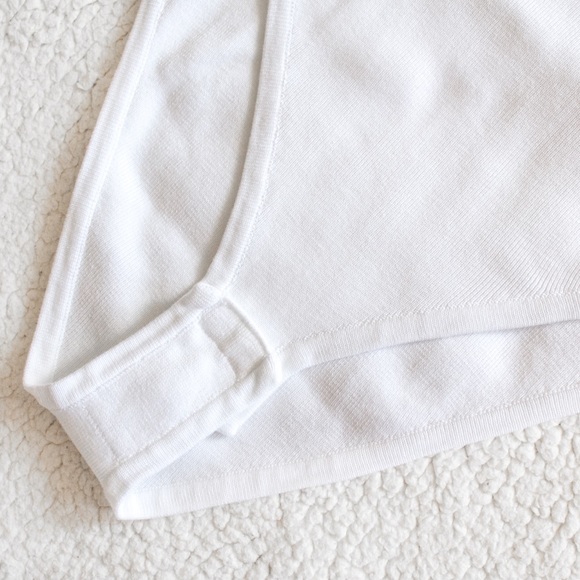 Rare Chanel Vintage '90s White Cotton CC Bodysuit - Picture 7 of 9